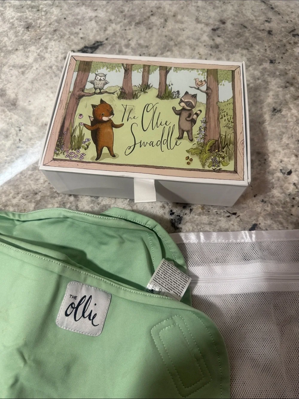 Olli Light Green Kids Sleep Sack Swaddle